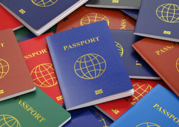pasaportes y sus colores