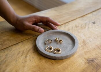 Pendientes de aro en plata de ley