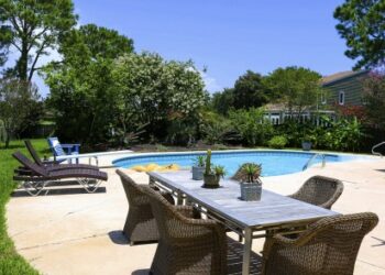chalet con piscina